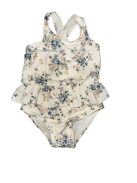 Carter's Other - Little Planet by Carter’s Floral Ruffle Swimsuit 18M Baby Girl One Piece
